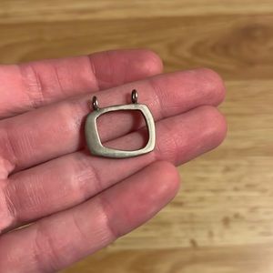 Sterling silver necklace charm